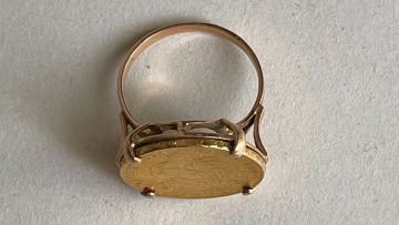 sygnet męski złoty 585