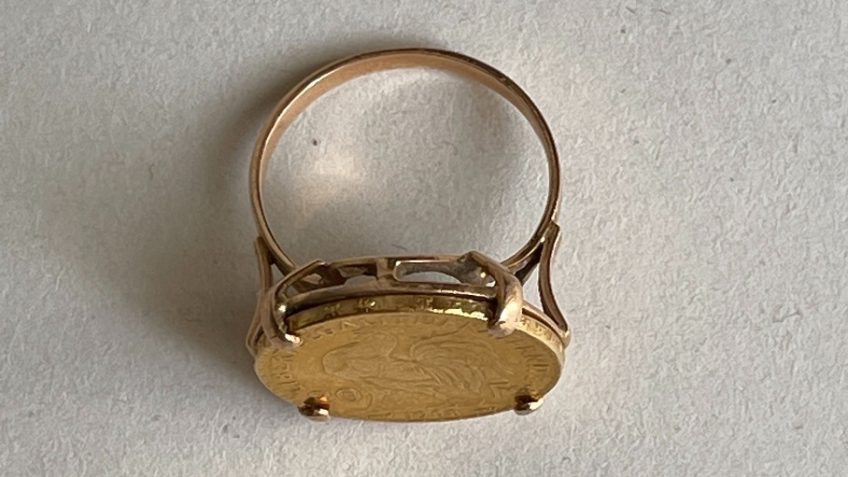 sygnet męski złoty 585